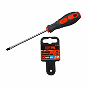 Отвертка "KmtTOOLS" плоская 2308935  4*100мм, длина ручки=80мм