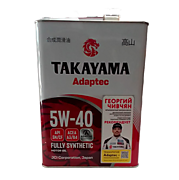 Масло моторное TAKAYAMA 5W40 SN/CF, А3/В4 синтетика 4л Adaptec