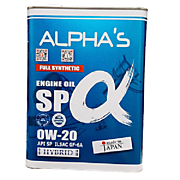 Масло моторное ALPHAS 0W20 SP/GF-6A 4л синтетическое