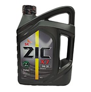 Масло моторное ZIC X7 0W20 FE 4л для бензинового двигателя 