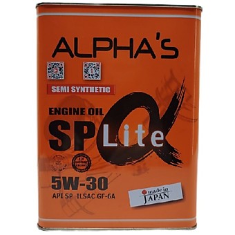 Масло моторное ALPHAS 5W30 LITE SP 4л полусинтетическое