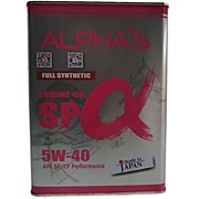 Масло моторное ALPHAS 5W40 SP/CF 4л синтетическое