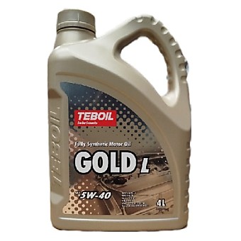 Масло моторное TEBOIL Gold L 5W-40 синтетическое 4 л
