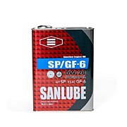 Масло моторное SANLUBE 0W-20 SP/GF-6A 4л (синтетика) 
