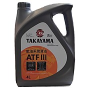 Масло в АКПП, TAKAYAMA ATF 3, Dexron III пластик 4л  Масло в АКПП, TAKAYAMA ATF 3, Dexron III пластик 4л