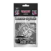 Ароматизатор подвес.YAMMY картон с пропиткой Квадрат "Lemon Squash"