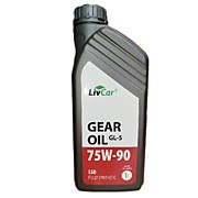 Масло 75w90, LIVCAR GEAR OIL LSD GL-5 1л синтечическое трансмисионное 