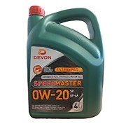 Масло моторное Devon 0w20 Speed Master SP GF-6A, 4л Синтетическое