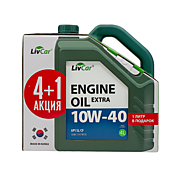 Масло моторное LIVCAR EXTRA 10W40 API SL/CF полусинтетическое (4л+1л) / ПРОМО КОМПЛЕКТ 
