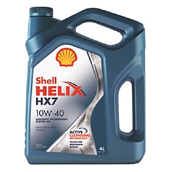 Масло моторное SHELL HELIX PLUS HX7 10w40 4л Полусинтетика 