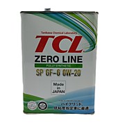 Масло моторное TCL 0W20 Zero SP, GF-6, 4л