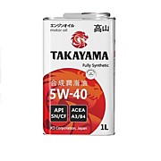 Масло моторное TAKAYAMA 5W40 SN/CF, А3/В4 синтетика 1л
