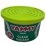 Ароматизатор с растит. наполнителем YAMMY, Органик, баночка "Clear Squash" 62610