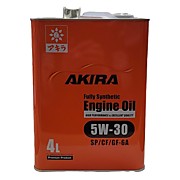 Моторное масло AKIRA ENGINE OIL FS 5W30 SP/CF/GF-6A (4л) для бензин / дизель двигателя 