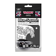 Ароматизатор подвес.YAMMY картон с пропиткой Квадрат "Blue Squash"